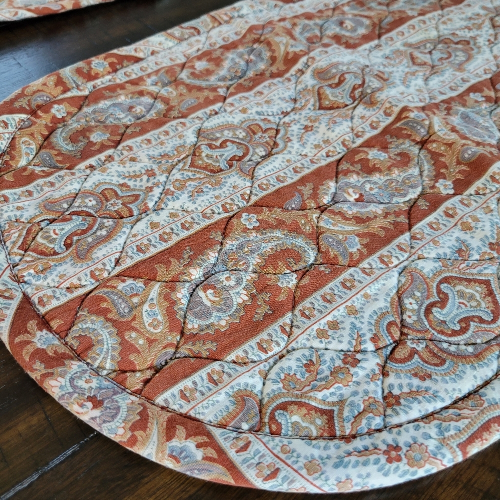 Paisley Quilted Placemats - Picture 2 of 5